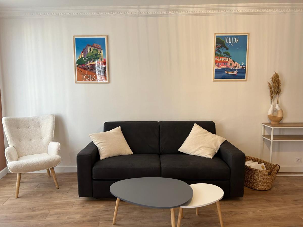 Duplex Climatise Proche Port Toulon Appartement Buitenkant foto